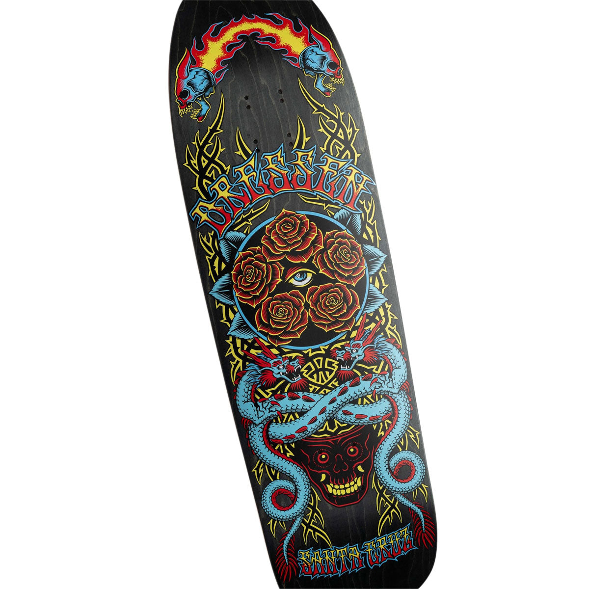 Santa Cruz Dressen Rose Crew Five Pro Shaped Skateboard Deck - 9.30