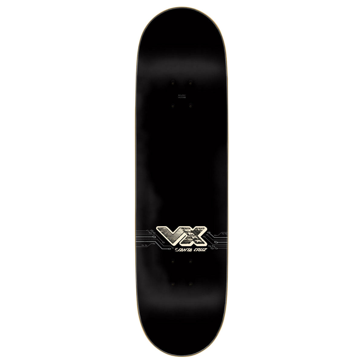 Santa Cruz Wooten Cyber 2026 VX Skateboard Deck - 8.50