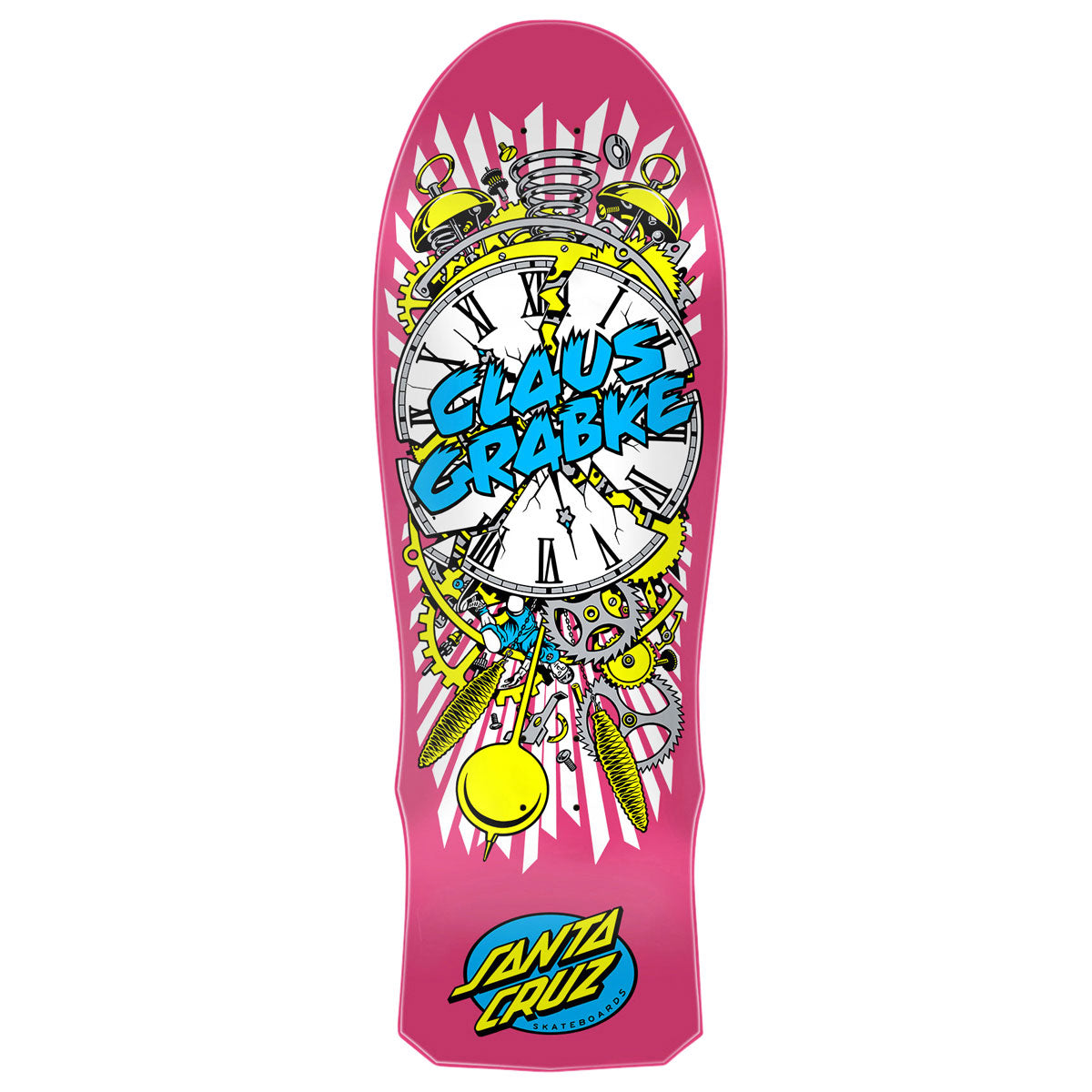 Santa Cruz Grabke Exploding Clock 2026 Reissue Skateboard Deck - 10.04