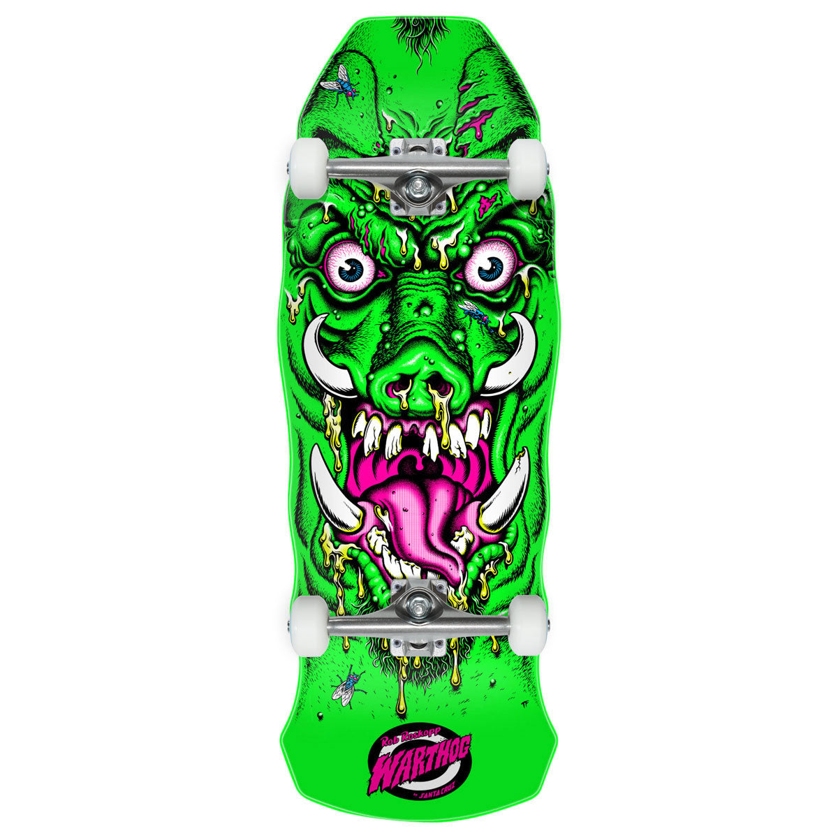 Santa Cruz Roskopp Warthog Freaks Skateboard Complete - 11.00