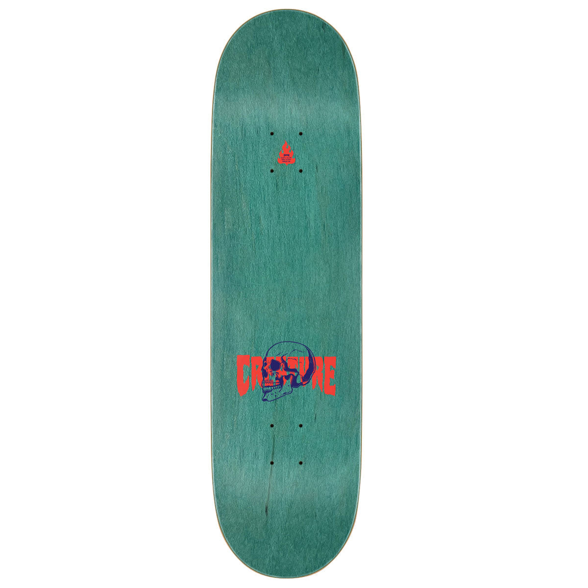 Creature Spiral Skull 7 Ply Birch Skateboard Deck - 8.53