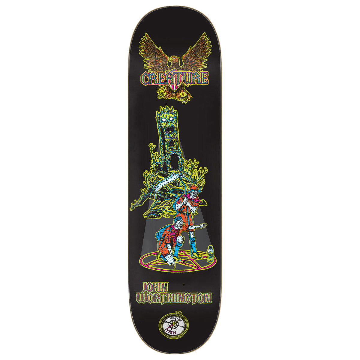 Creature Worthington Scout VX Skateboard Deck - 8.60