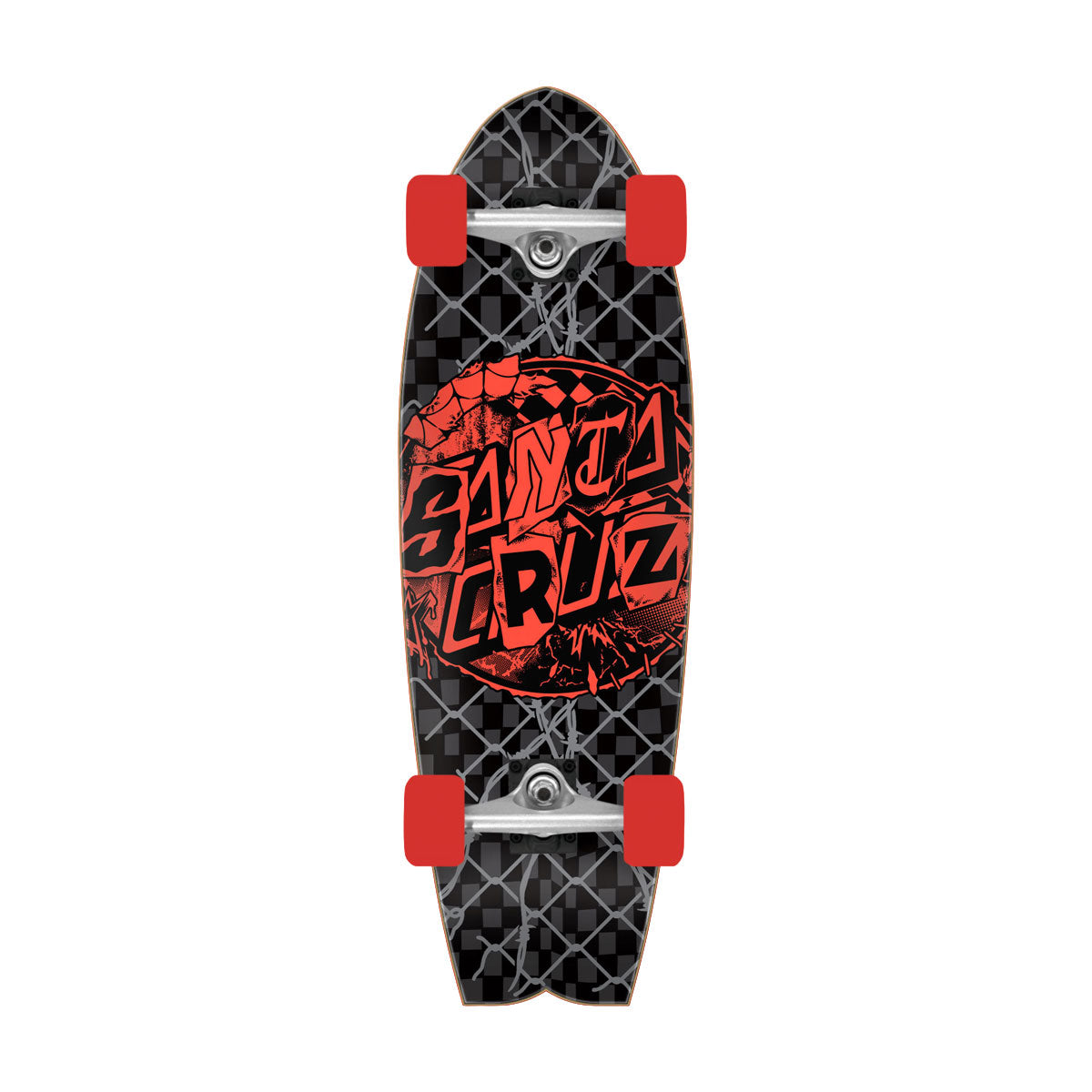 Santa Cruz Pay Off Dot Pre-Built Cruiser Skateboard Complete - 8.81