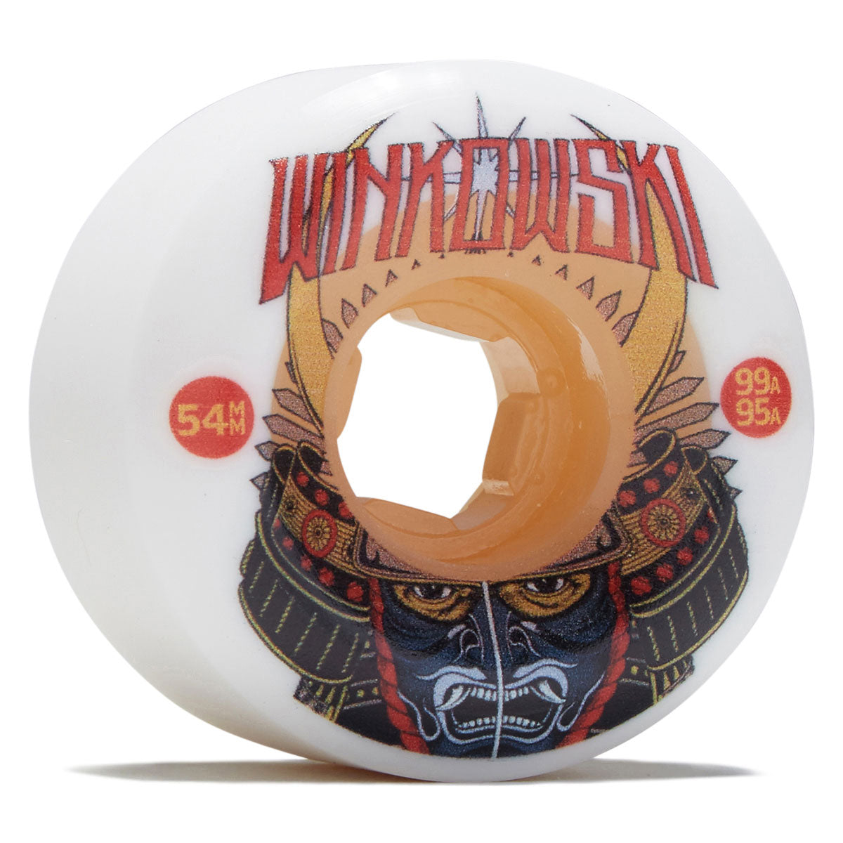 OJ Eric Winkowski Samurai Double Duro Chubbies 99a/95a Skateboard Wheels - White - 54mm image 1