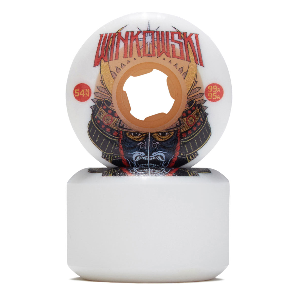 OJ Eric Winkowski Samurai Double Duro Chubbies 99a/95a Skateboard Wheels - White - 54mm image 3