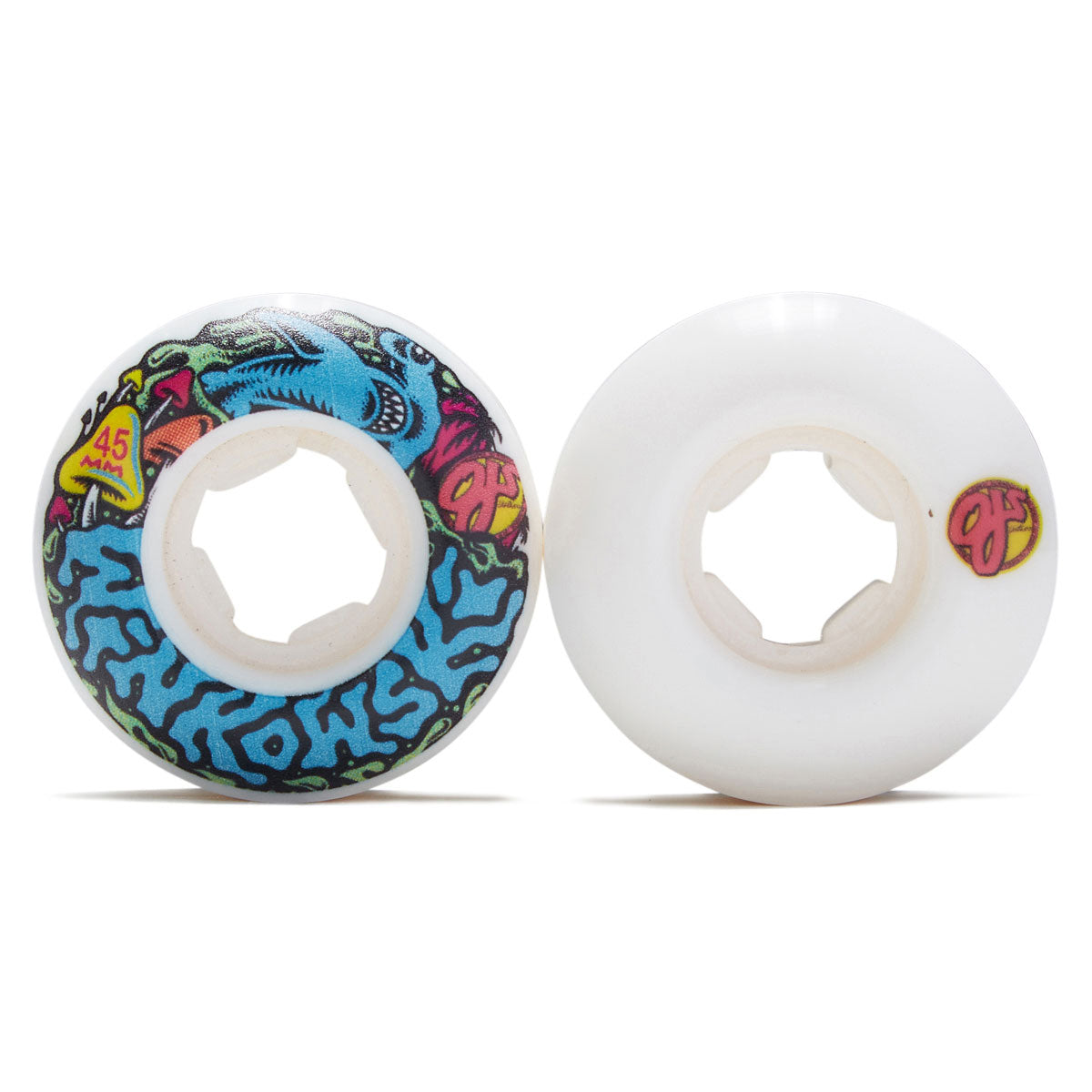 OJ Eric Winkowski Elite Mini Chubbies 99a Skateboard Wheels - White - 45mm image 3