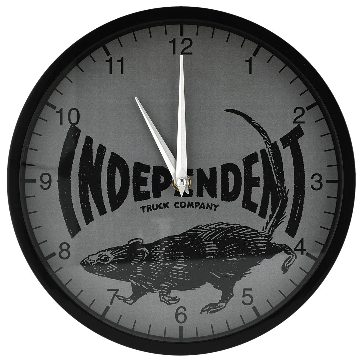 Independent Rat Race Clock - Black/Parchment image 1