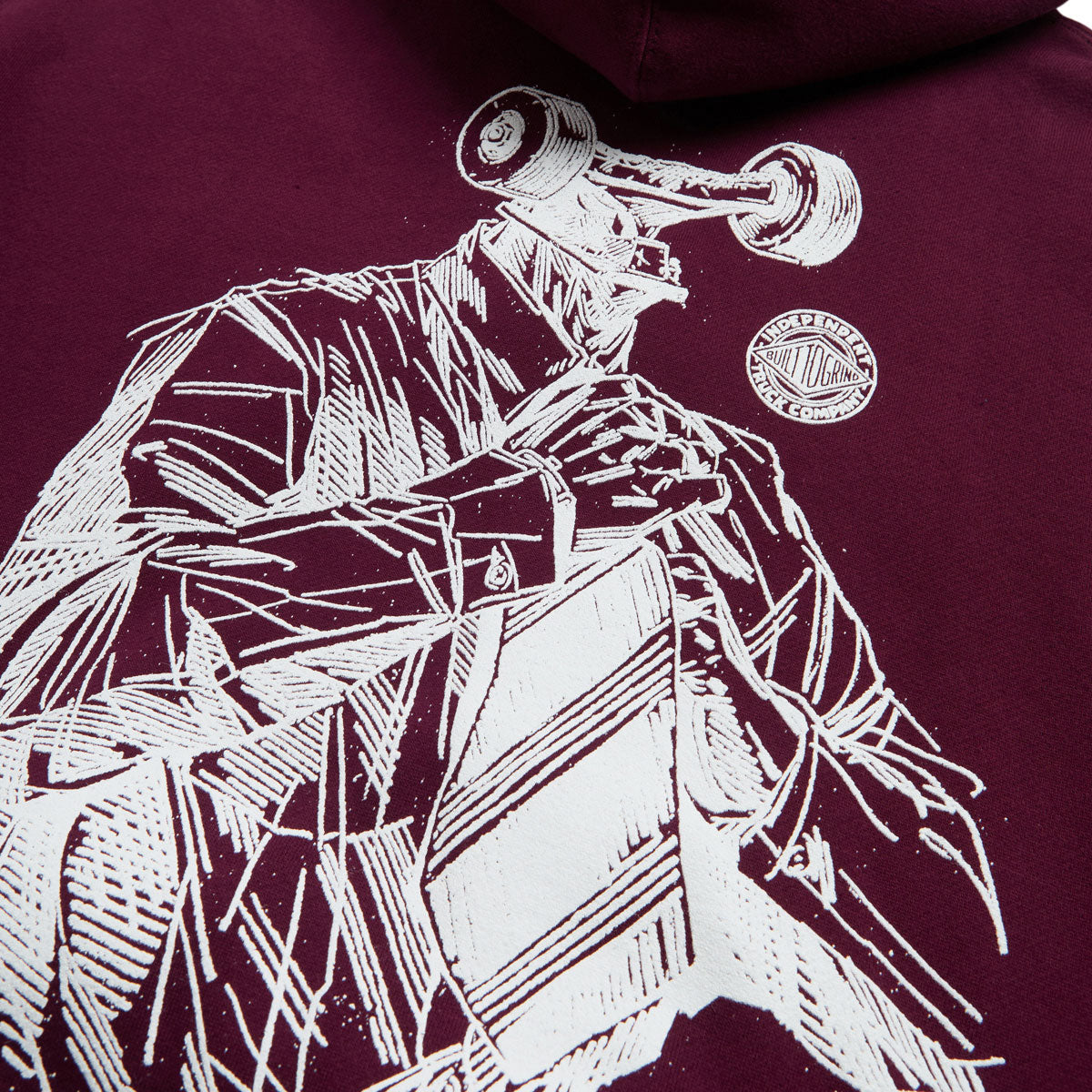 Independent Daily Grind Hoodie - Maroon image 3