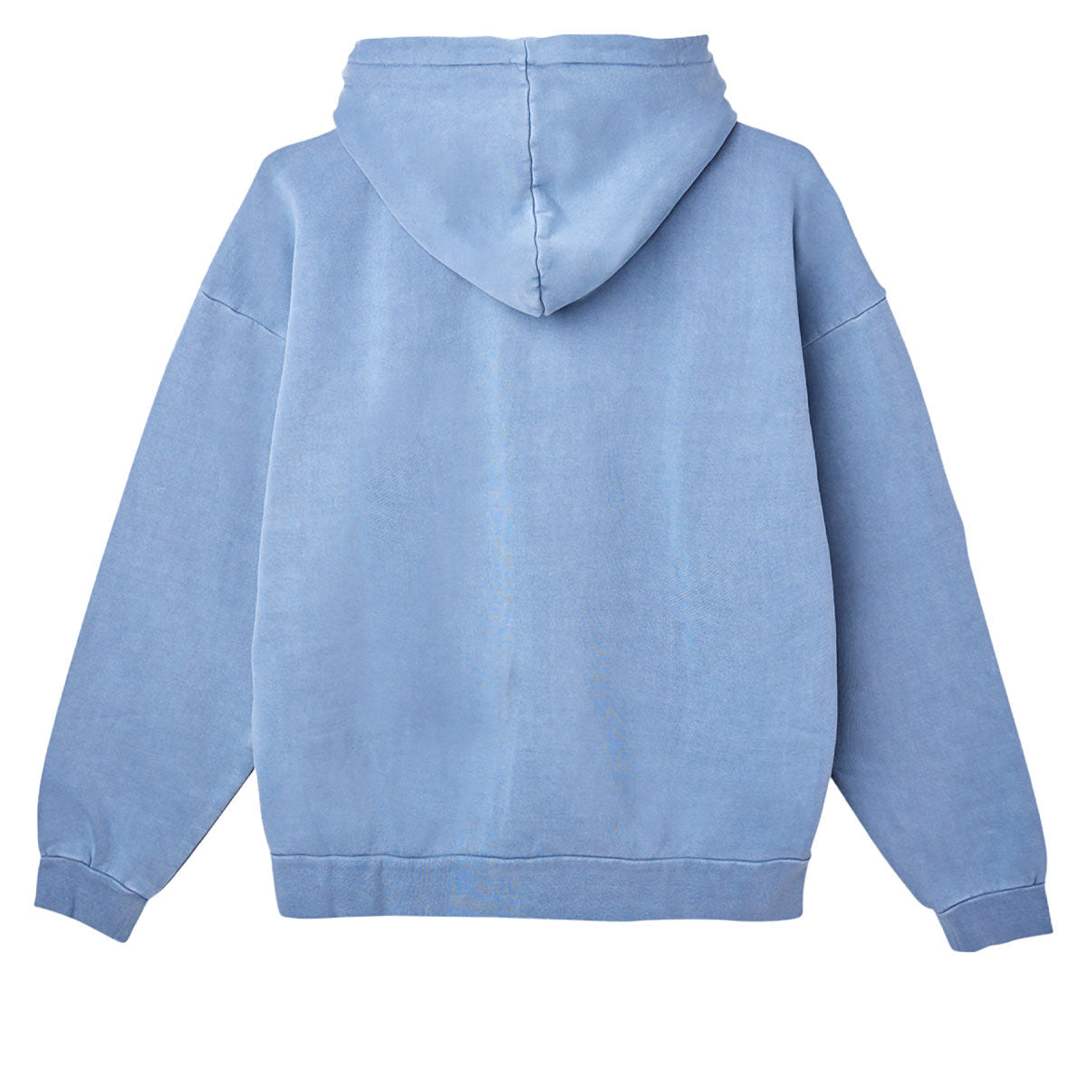 Obey Lowercase Pigment Zip Hoodie - Pigment Coronet Blue image 2