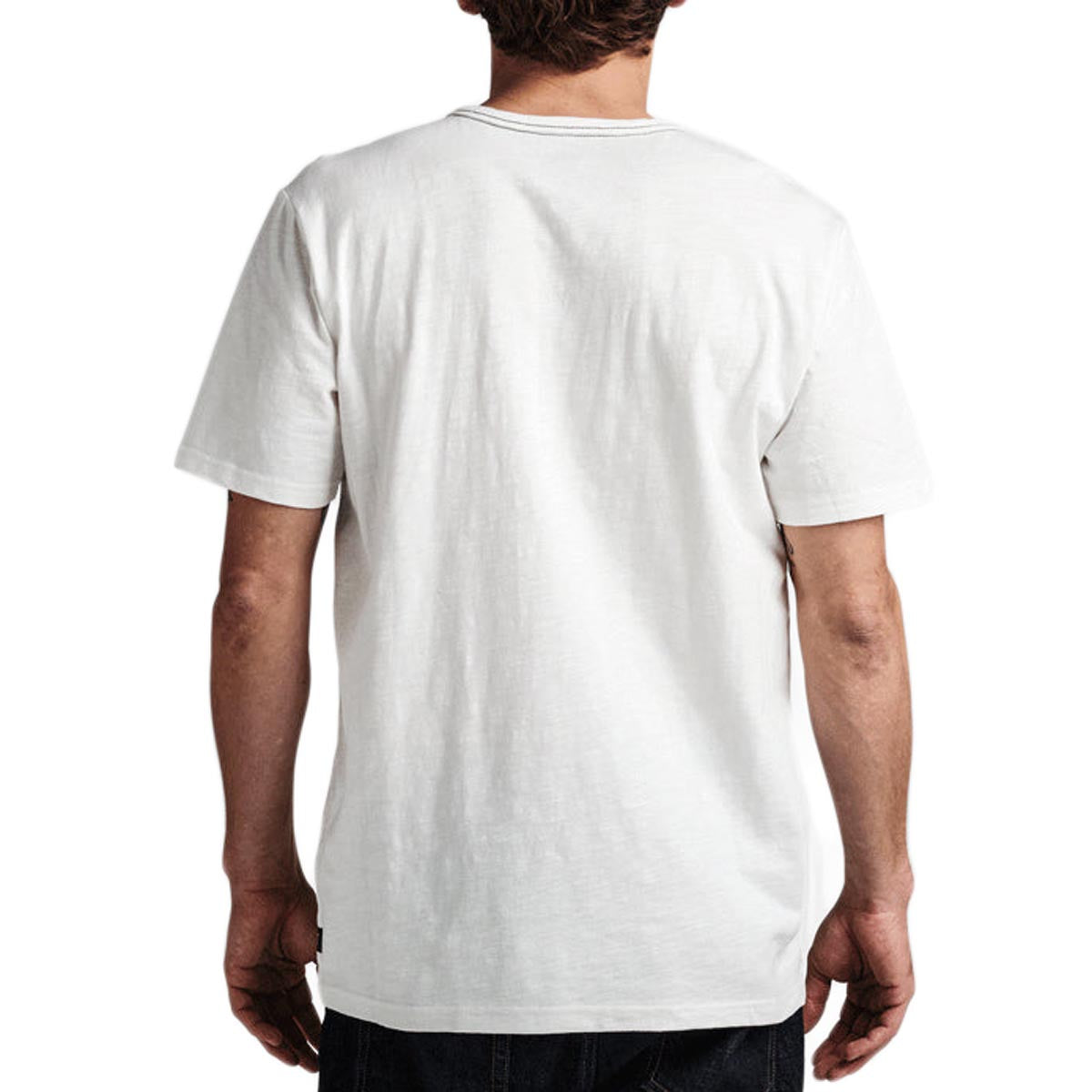 Roark Well Worn Midweight Organic T-Shirt - Off White image 2