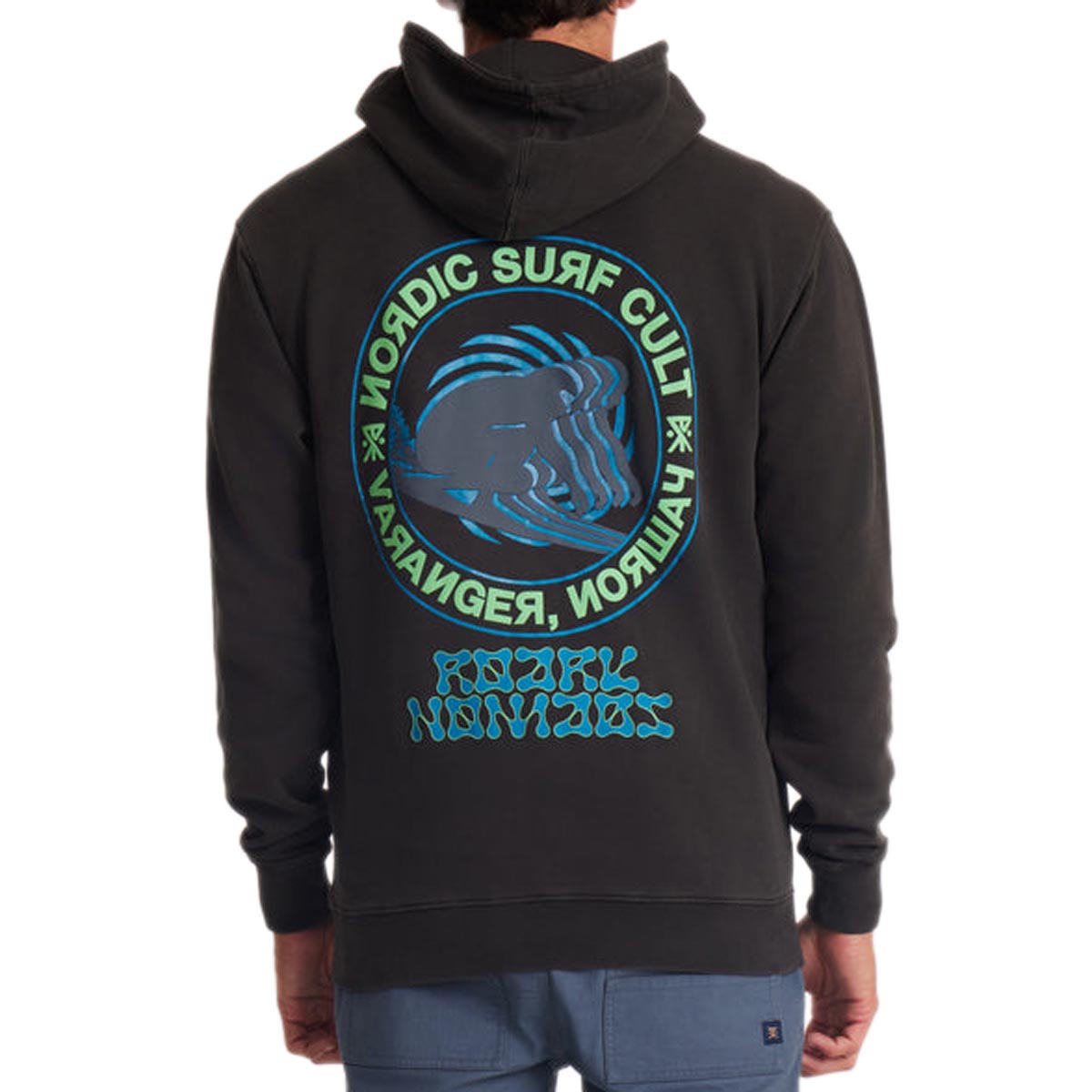 Roark Surf Cult Fleece Sweatshirt - Vintage Black image 1