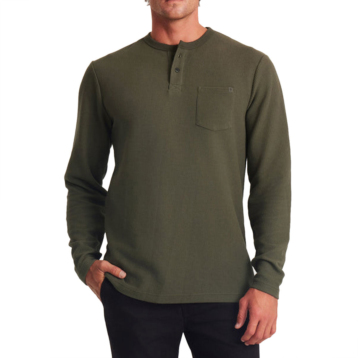 Roark Companion Long Sleeve Thermal Shirt - Military image 1