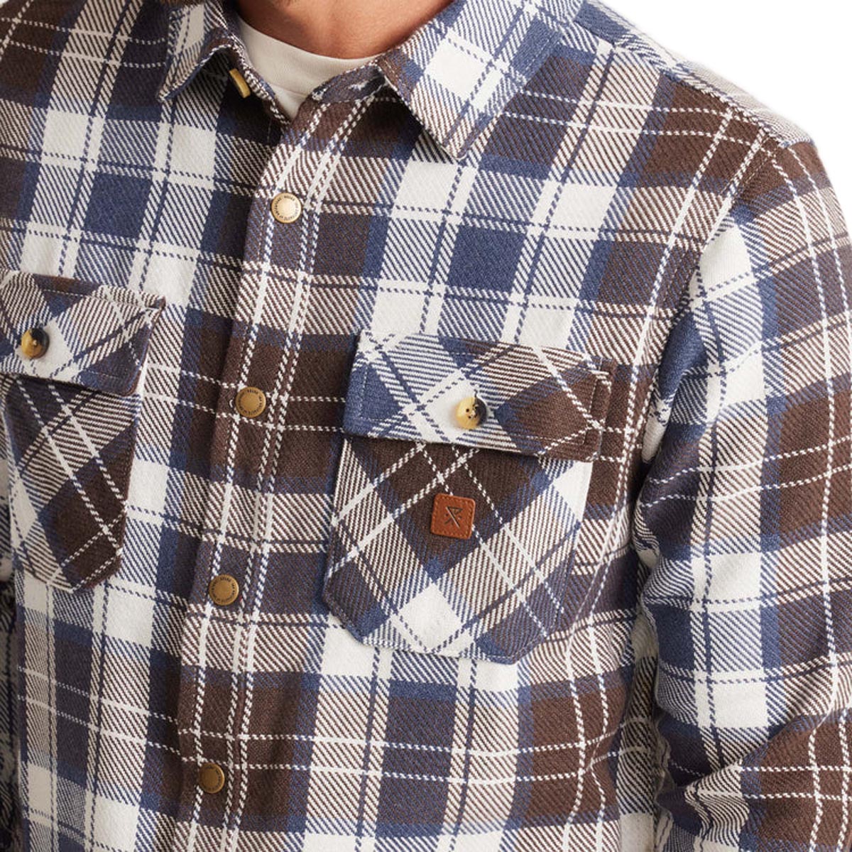 Roark Nordsman Cotton Flannel Shirt - Natural image 3