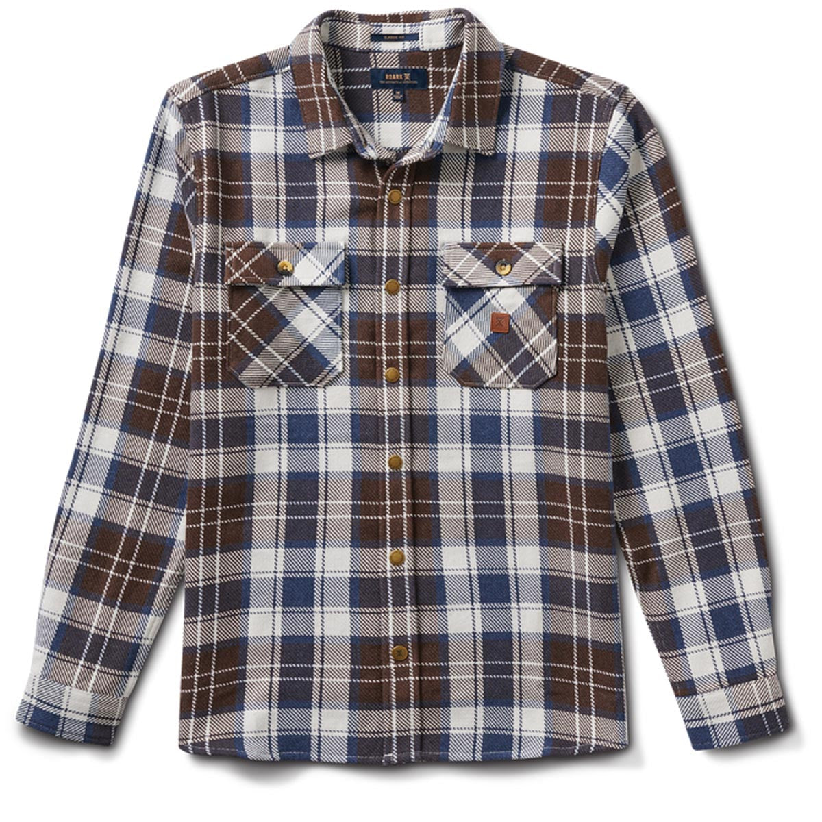 Roark Nordsman Cotton Flannel Shirt - Natural image 5