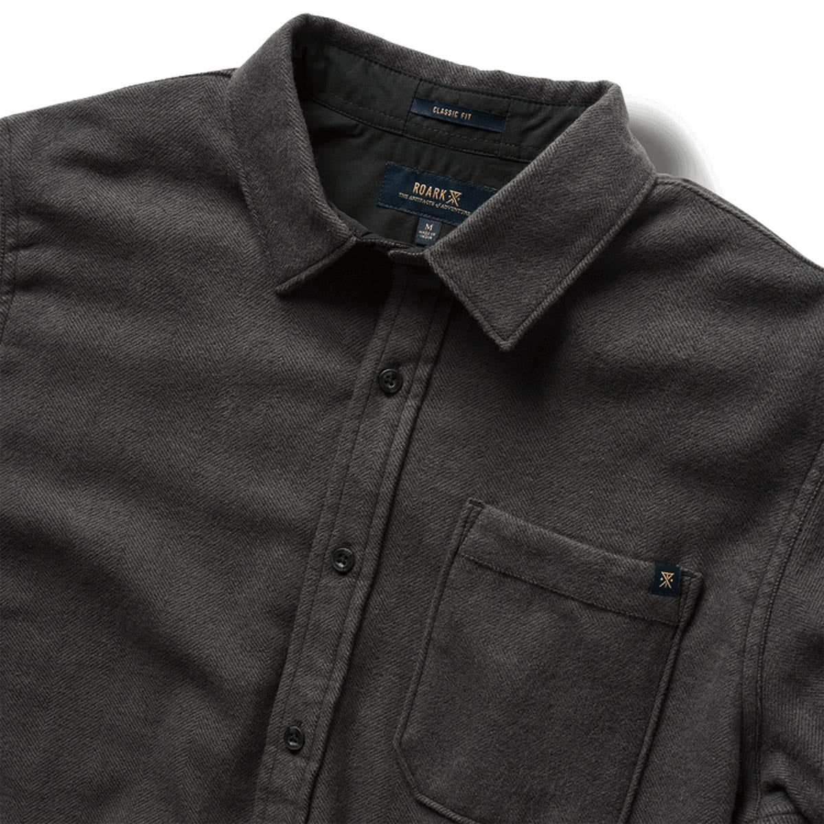 Roark Crossroads Flannel Shirt - Charcoal image 4