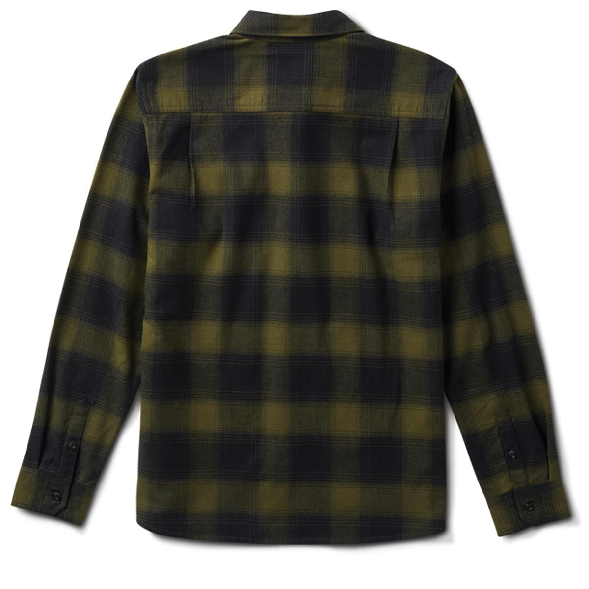 Roark Crossroads Flannel Shirt - Dark Military Plaid image 4