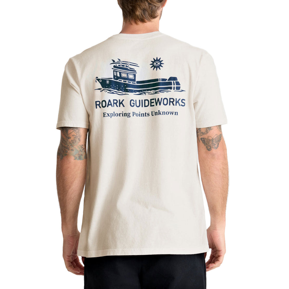 Roark Guideworks Pocket T-Shirt - Off White image 4