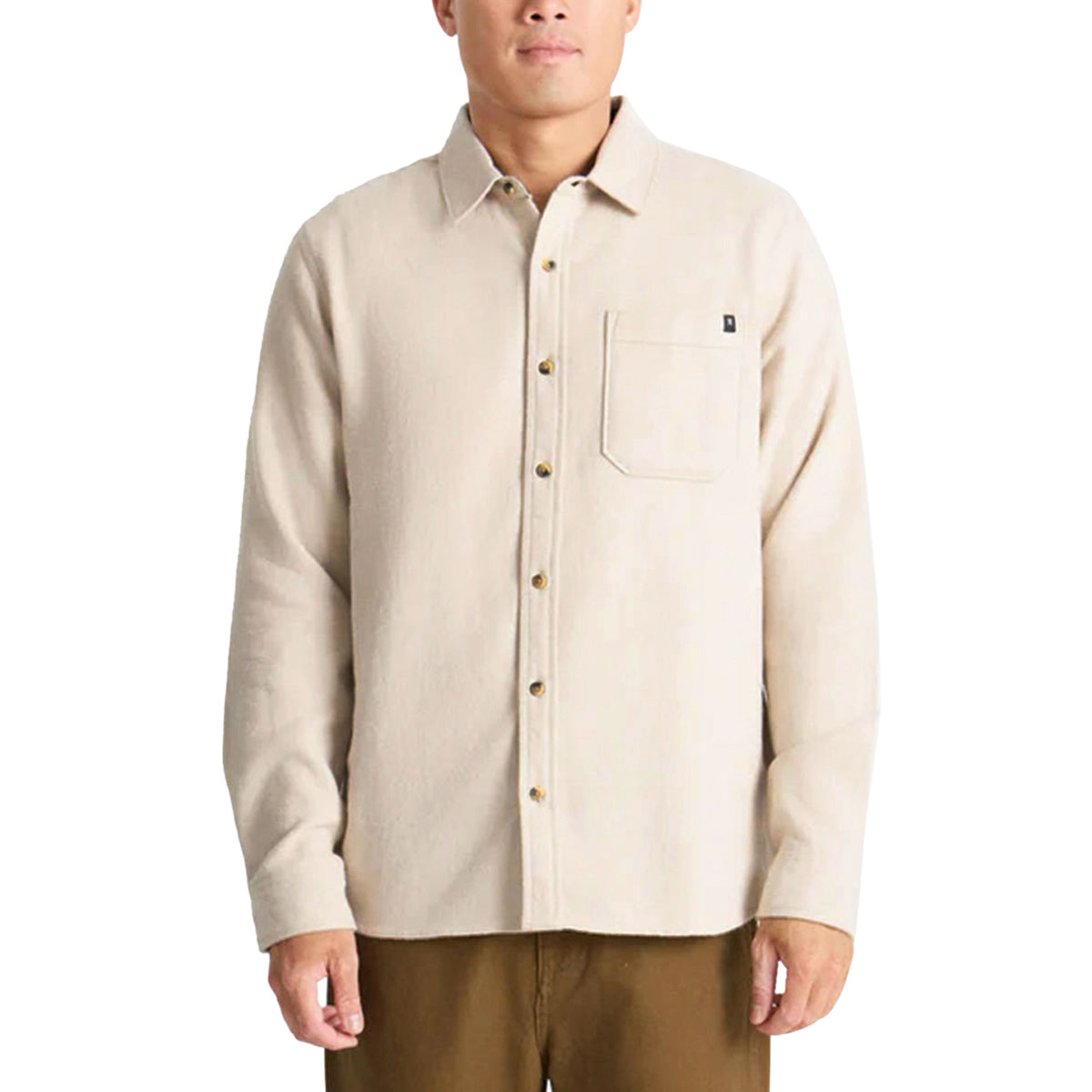 Roark Crossroads Flannel Shirt - Fossil image 1