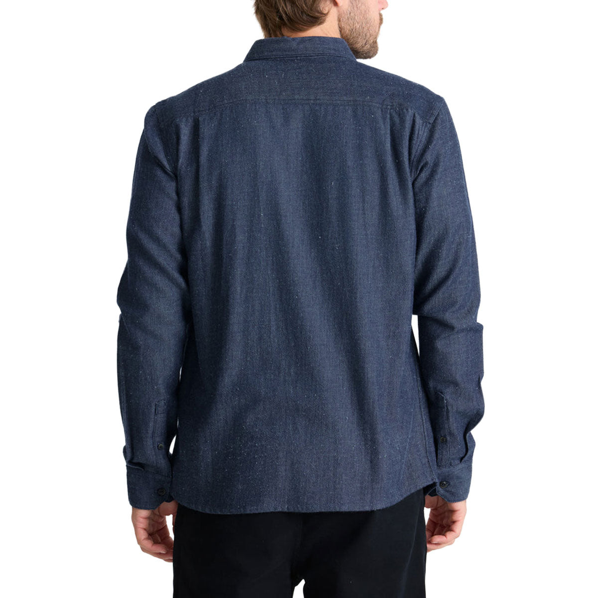 Roark Scholar Chambray Long Sleeve Shirt - Mid Indigo image 2