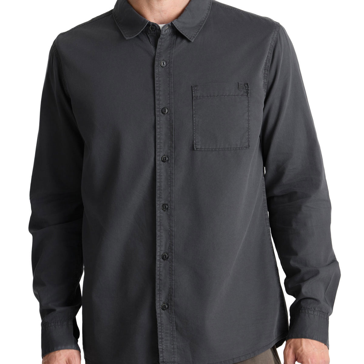 Roark Made To Fade Long Sleeve Shirt - Washed Charcoal image 3