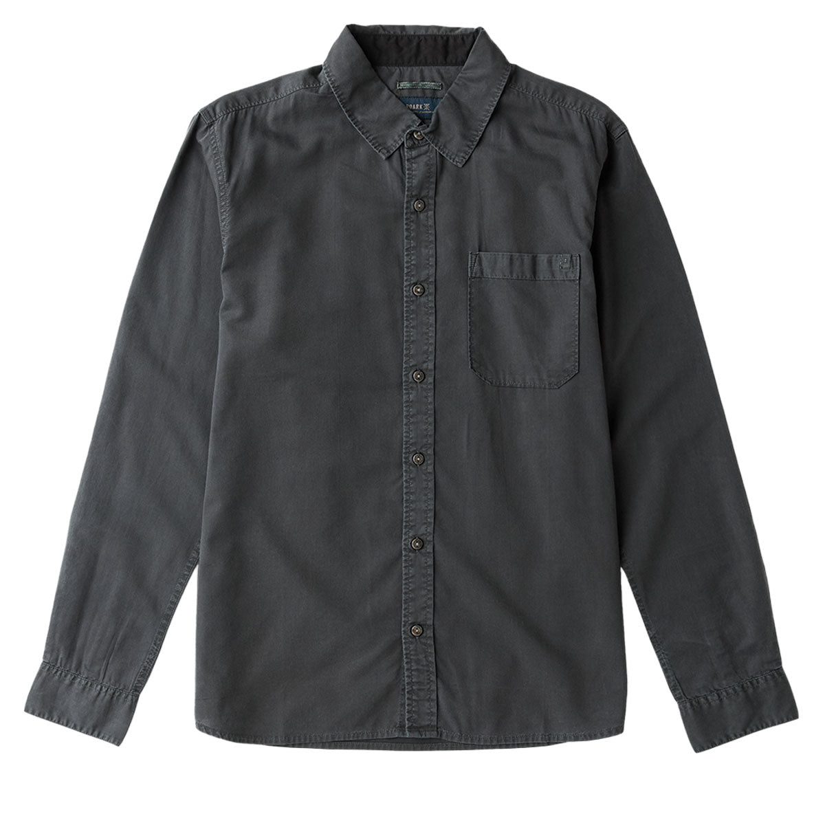 Roark Made To Fade Long Sleeve Shirt - Washed Charcoal image 5