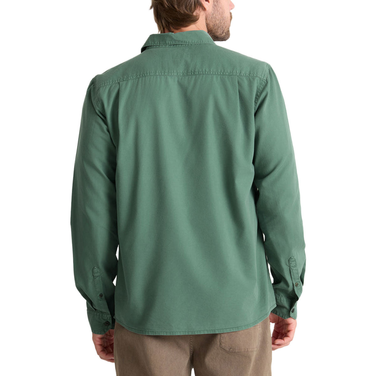 Roark Made To Fade Long Sleeve Shirt - Washed Slate Green image 2