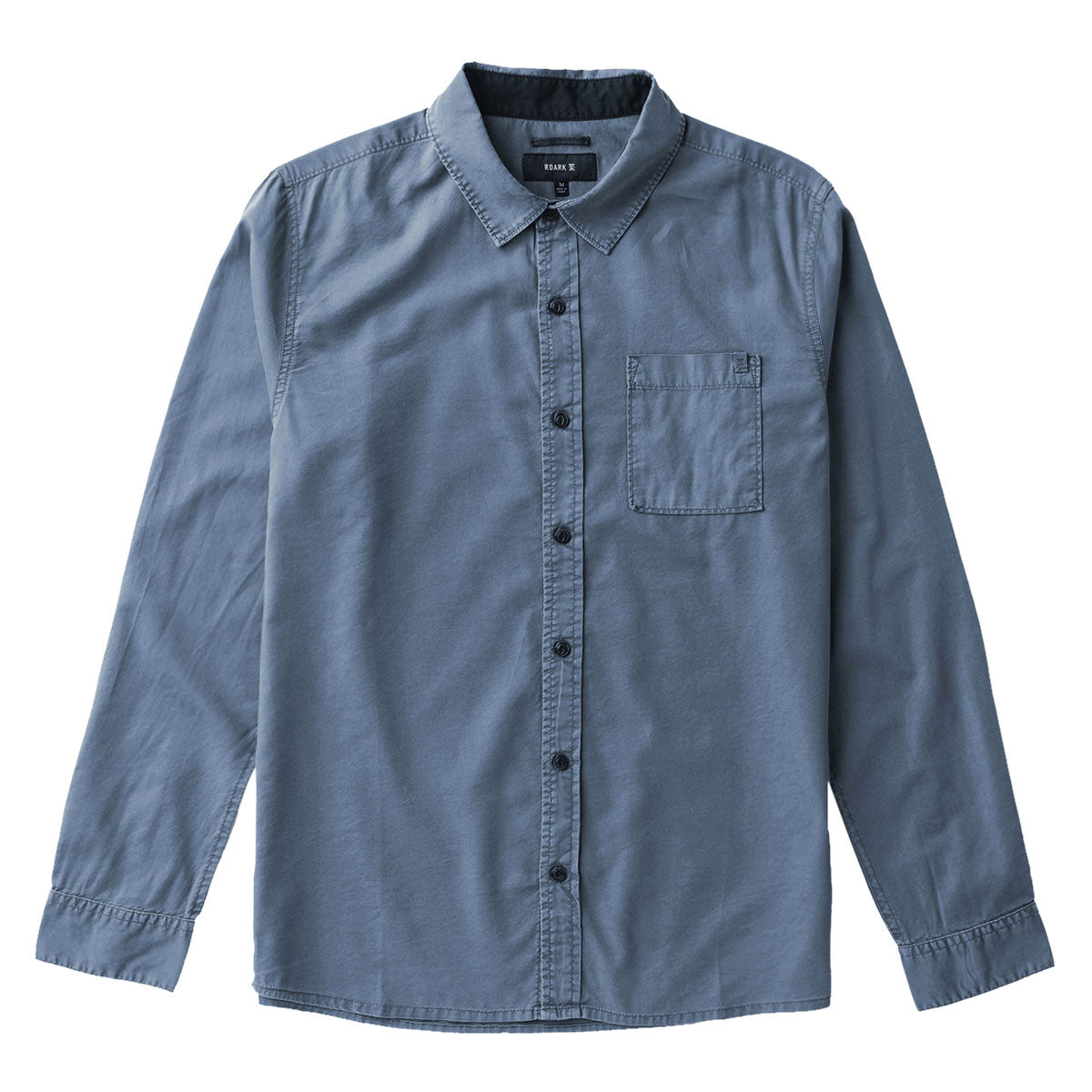 Roark Made To Fade Long Sleeve Shirt - Washed Slate image 1