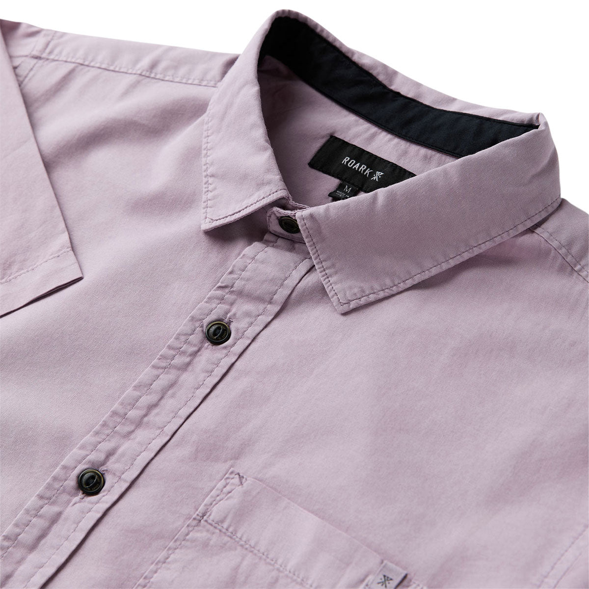 Roark Made To Fade Woven Shirt - Washed Dusty Lilac image 3