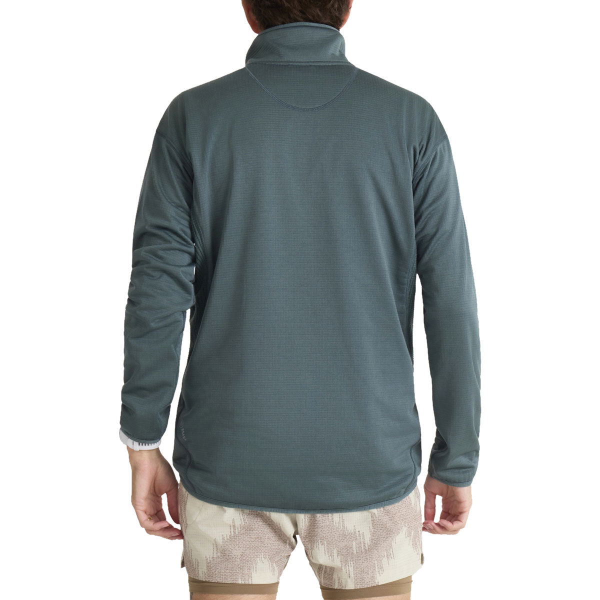 Roark Grid Lock Fleece Hoodie - Dusty Turquoise image 2