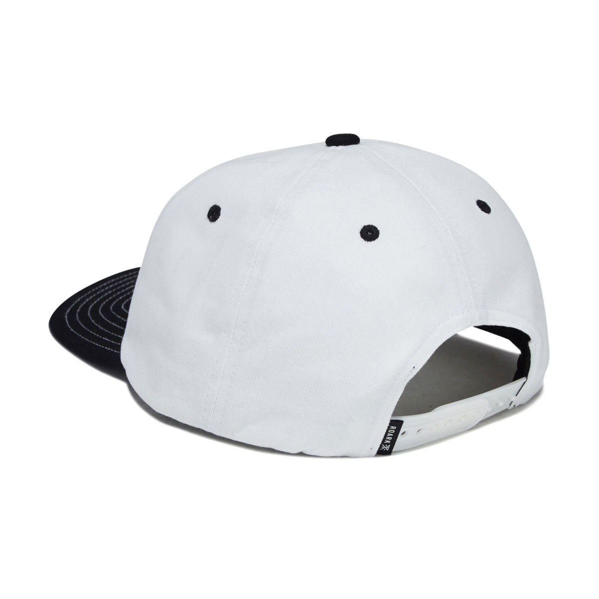 Roark Journey Snapback Hat - White/Black image 2