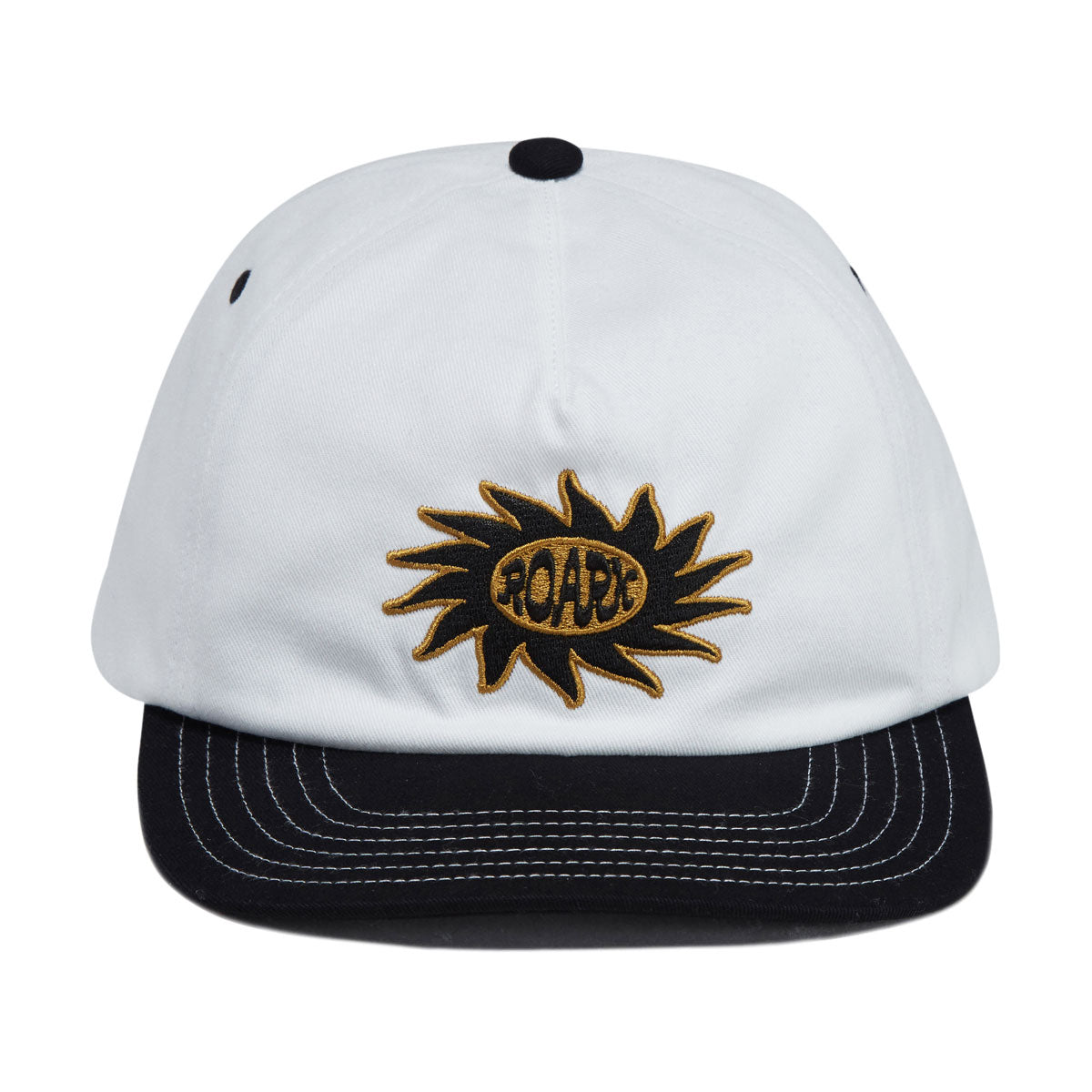 Roark Journey Snapback Hat - White/Black image 5
