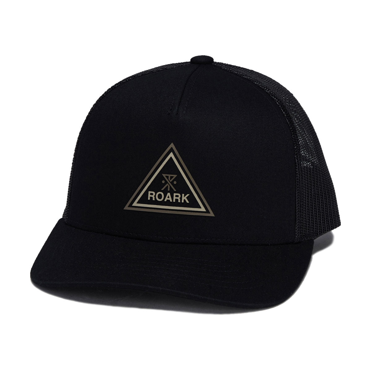 Roark Station Trucker Tricamp Hat - Black image 1
