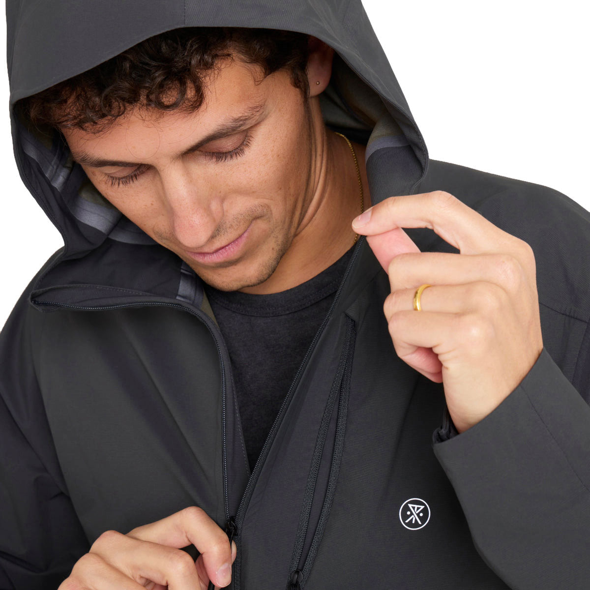 Roark Shield Rain Jacket - Onyx image 3