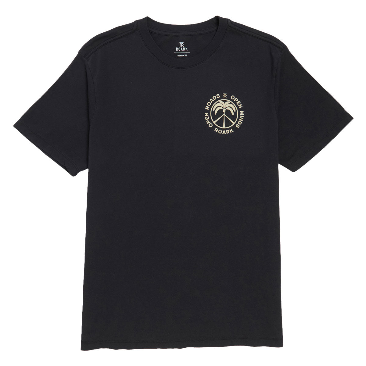 Roark Peace Palm T-Shirt - Black image 1