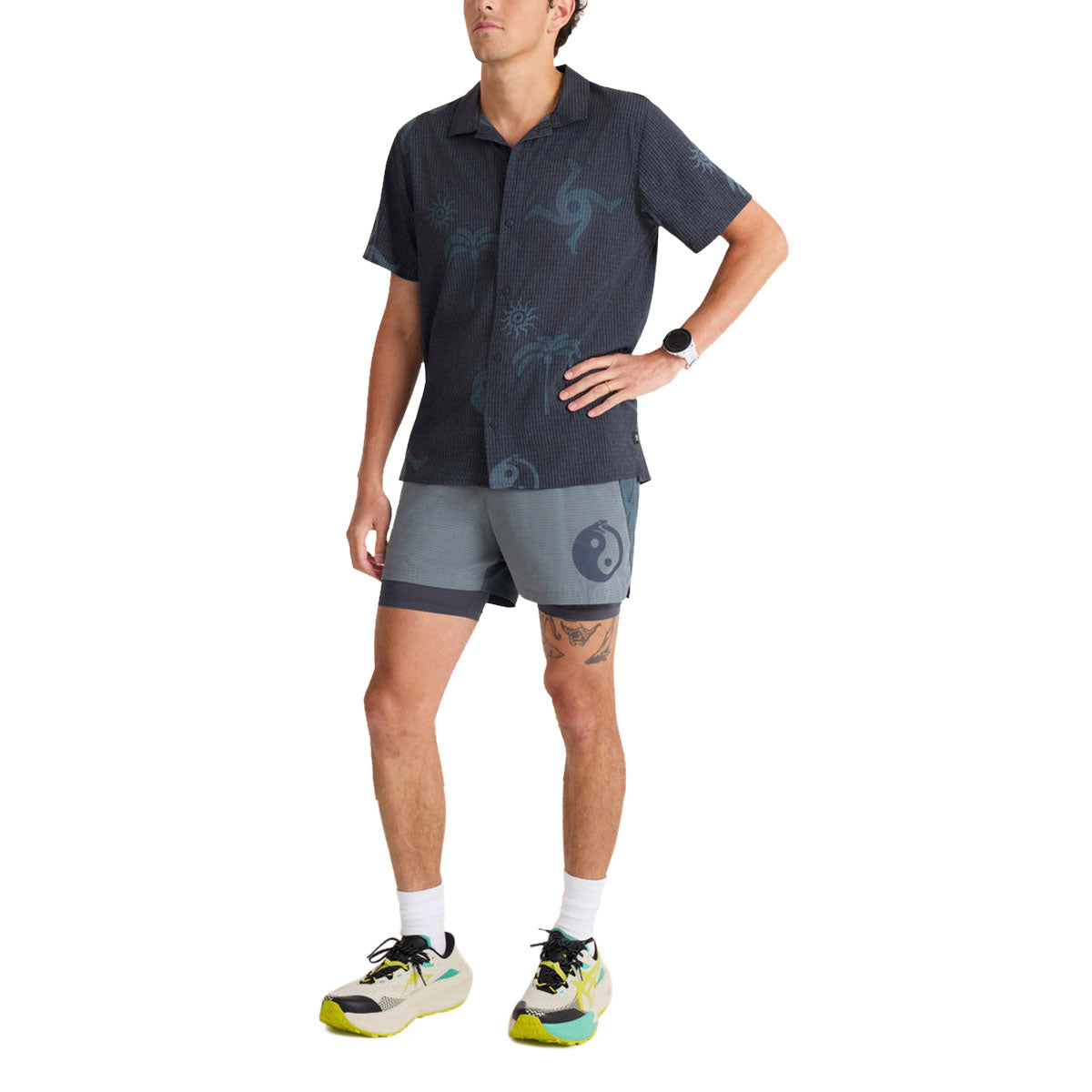 Roark Bless Up Trail Shirt - Ebony image 5