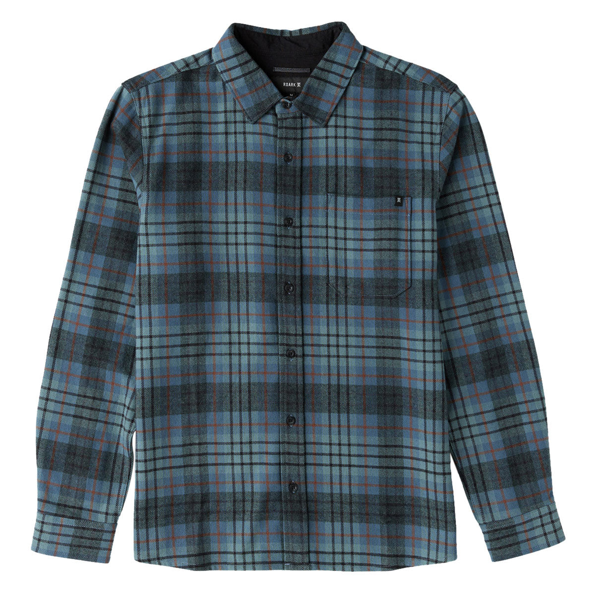 Roark Crossroads Flannel Shirt - Dark Slate image 1