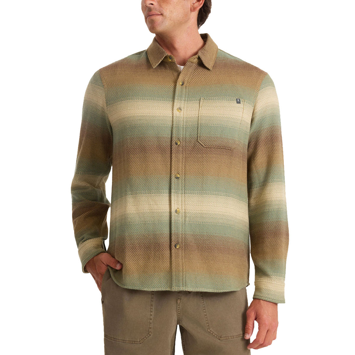 Roark Crossroads Flannel Shirt - Sand image 2