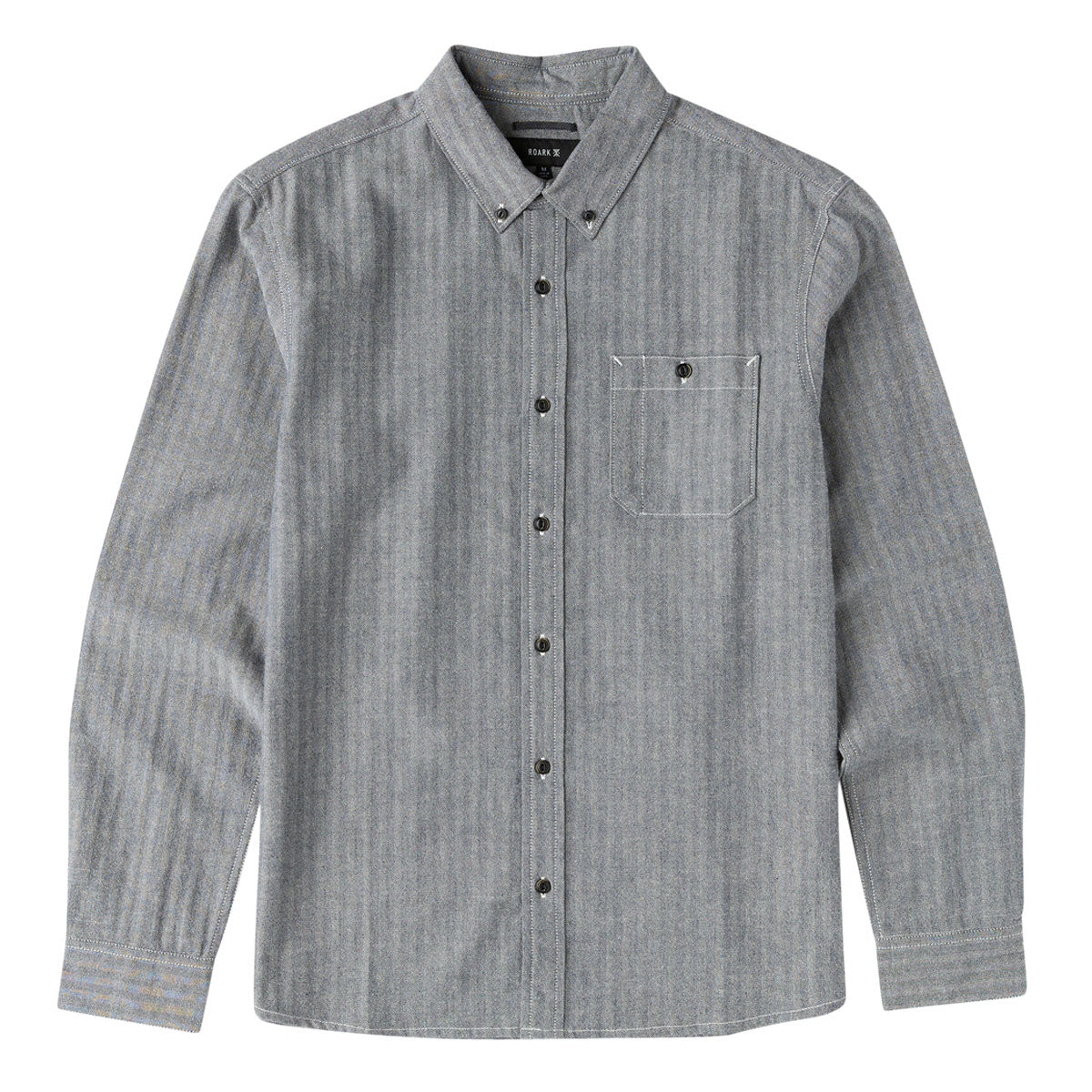 Roark Scholar Long Sleeve Woven Shirt - Indigo image 3