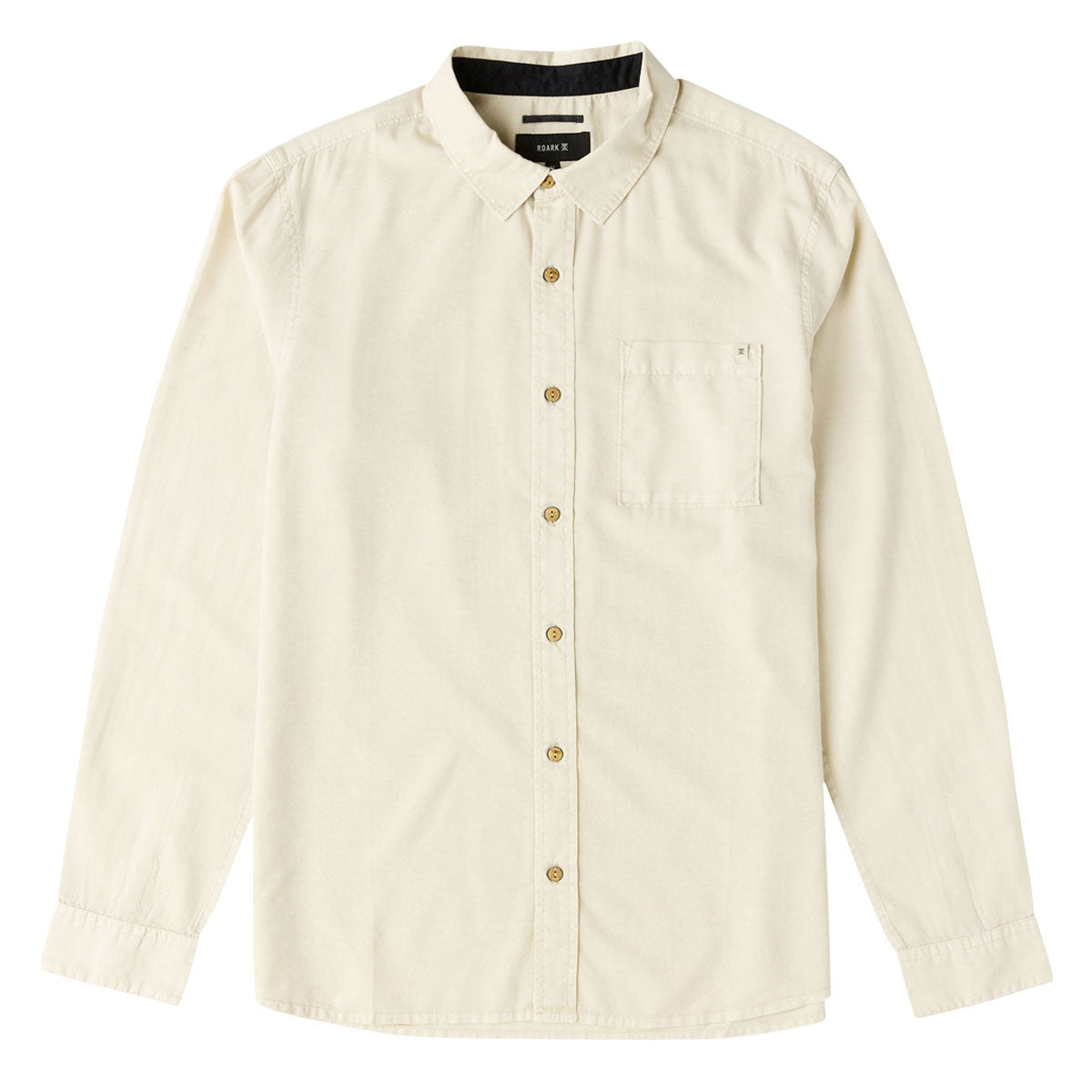 Roark Made To Fade Long Sleeve Shirt - Washed Bone image 4