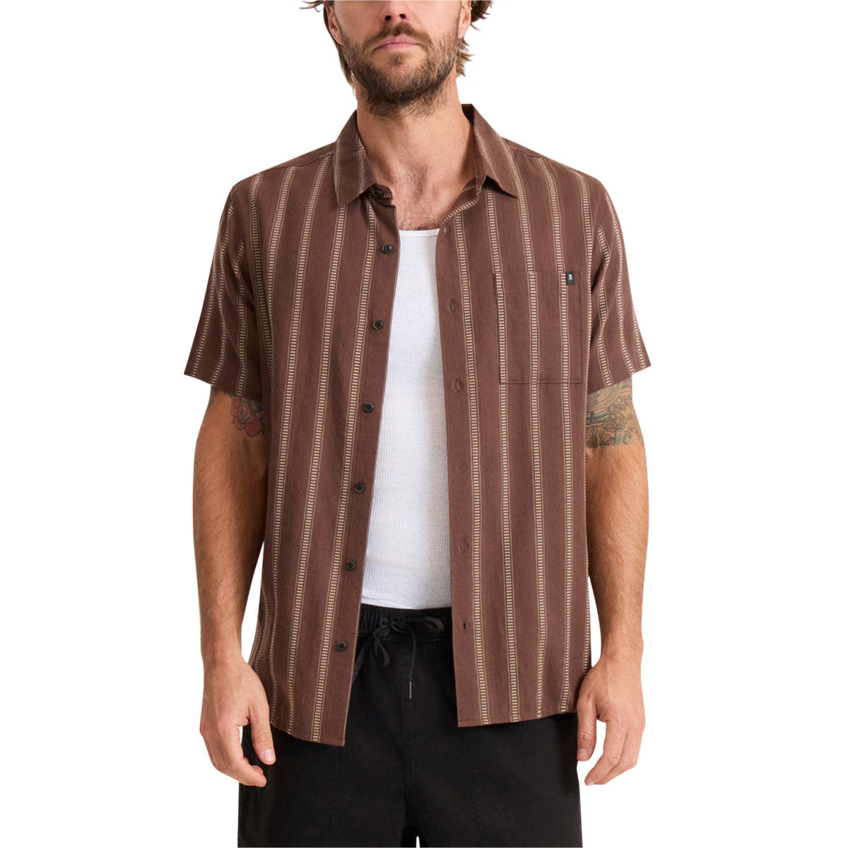 Roark Crosswinds Woven Shirt - Coco Bean image 2