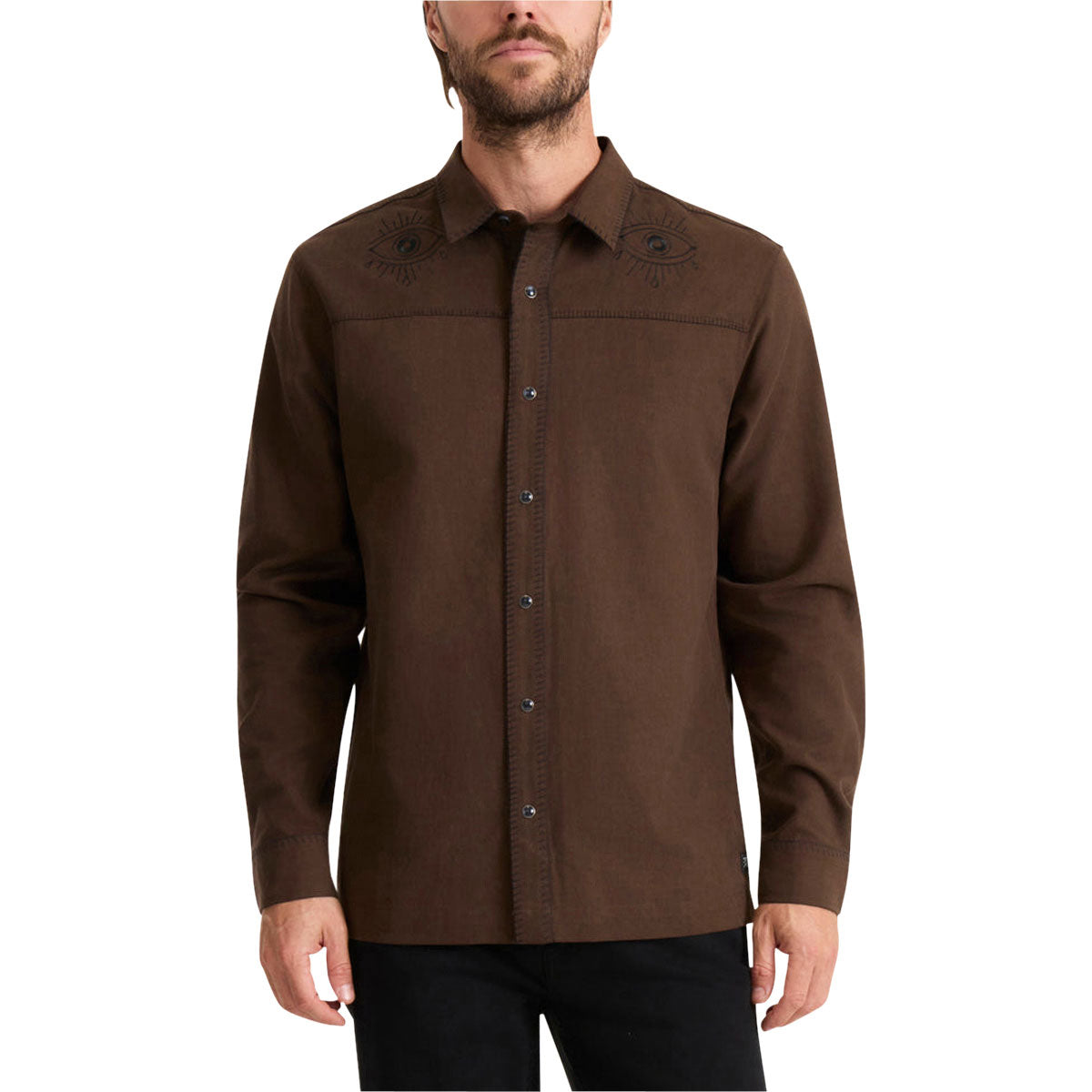 Roark Ritual Range Long Sleeve Shirt - Tobacco image 3