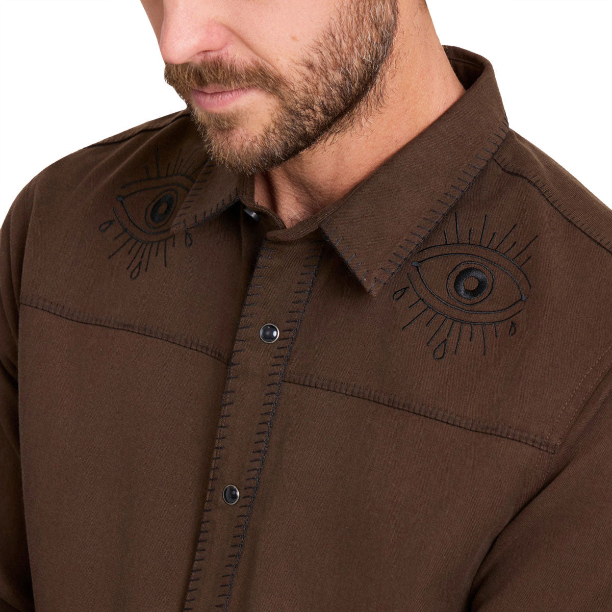Roark Ritual Range Long Sleeve Shirt - Tobacco image 4