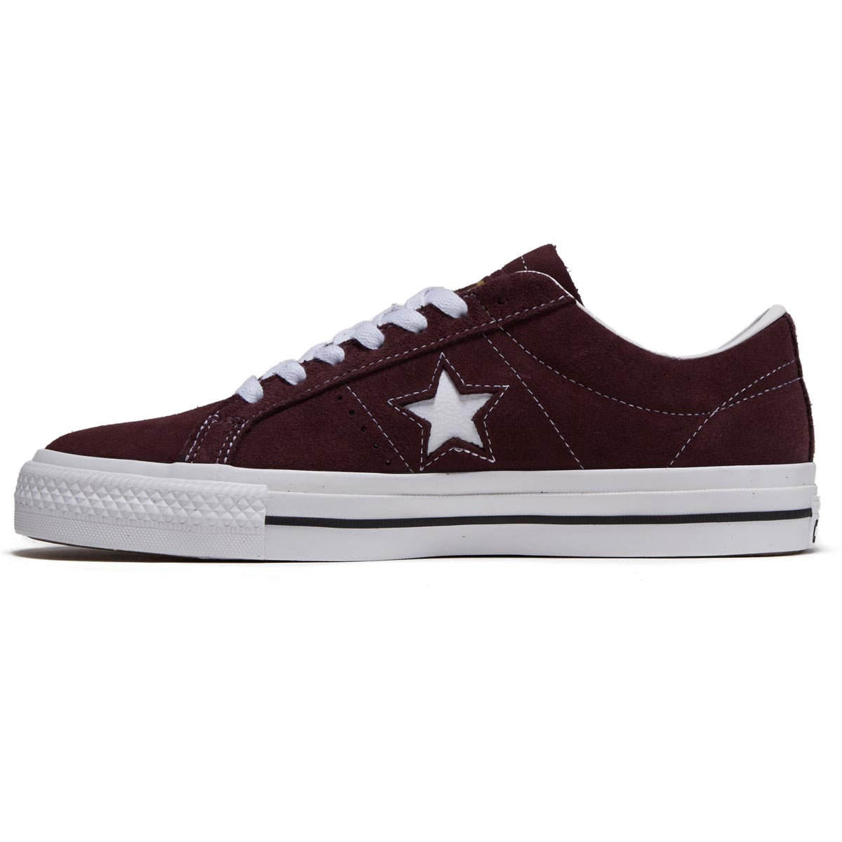 Converse One Star Pro Shoes - Bloodstone/White/Black image 2