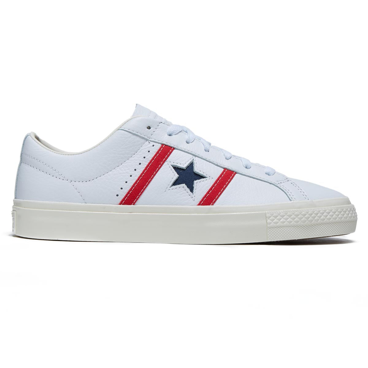 Converse One Star Academy Pro Shoes - White/Red/Blue image 1