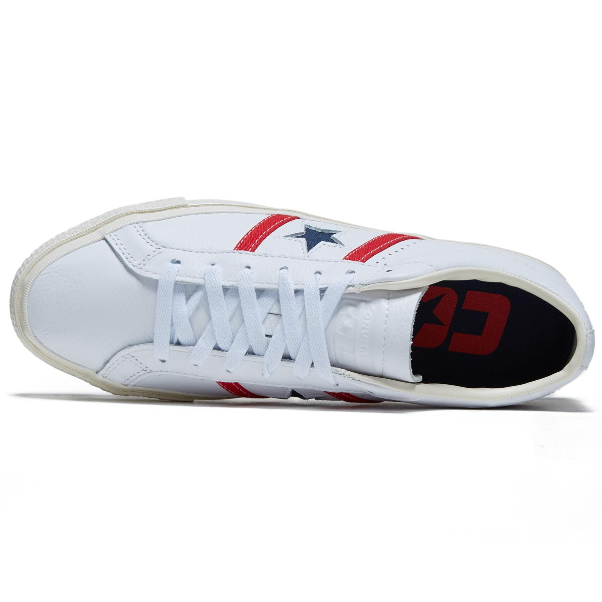 Converse One Star Academy Pro Shoes - White/Red/Blue image 3