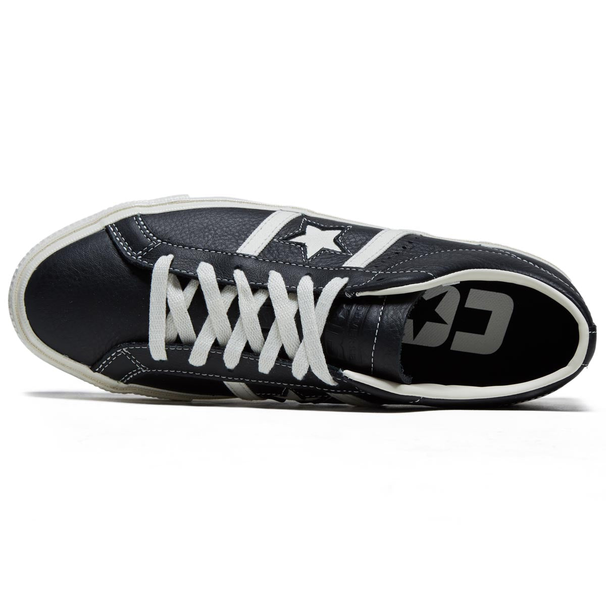 Converse One Star Academy Pro Shoes - Black/Egret/Egret image 3