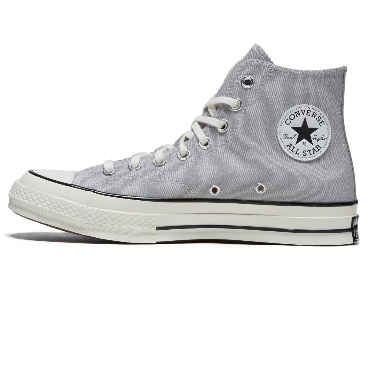 Converse Chuck 70 Hi Shoes - Grey Area/Egret/Black image 2