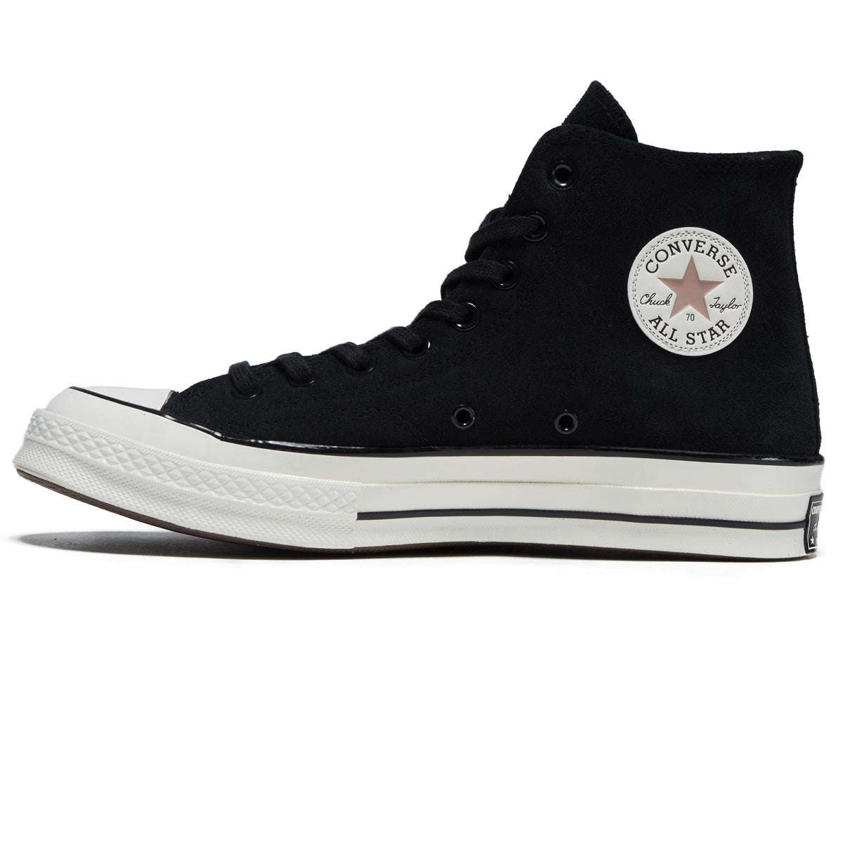 Converse Chuck 70 Hi Shoes - Black/Bite The Dust/Egret image 2