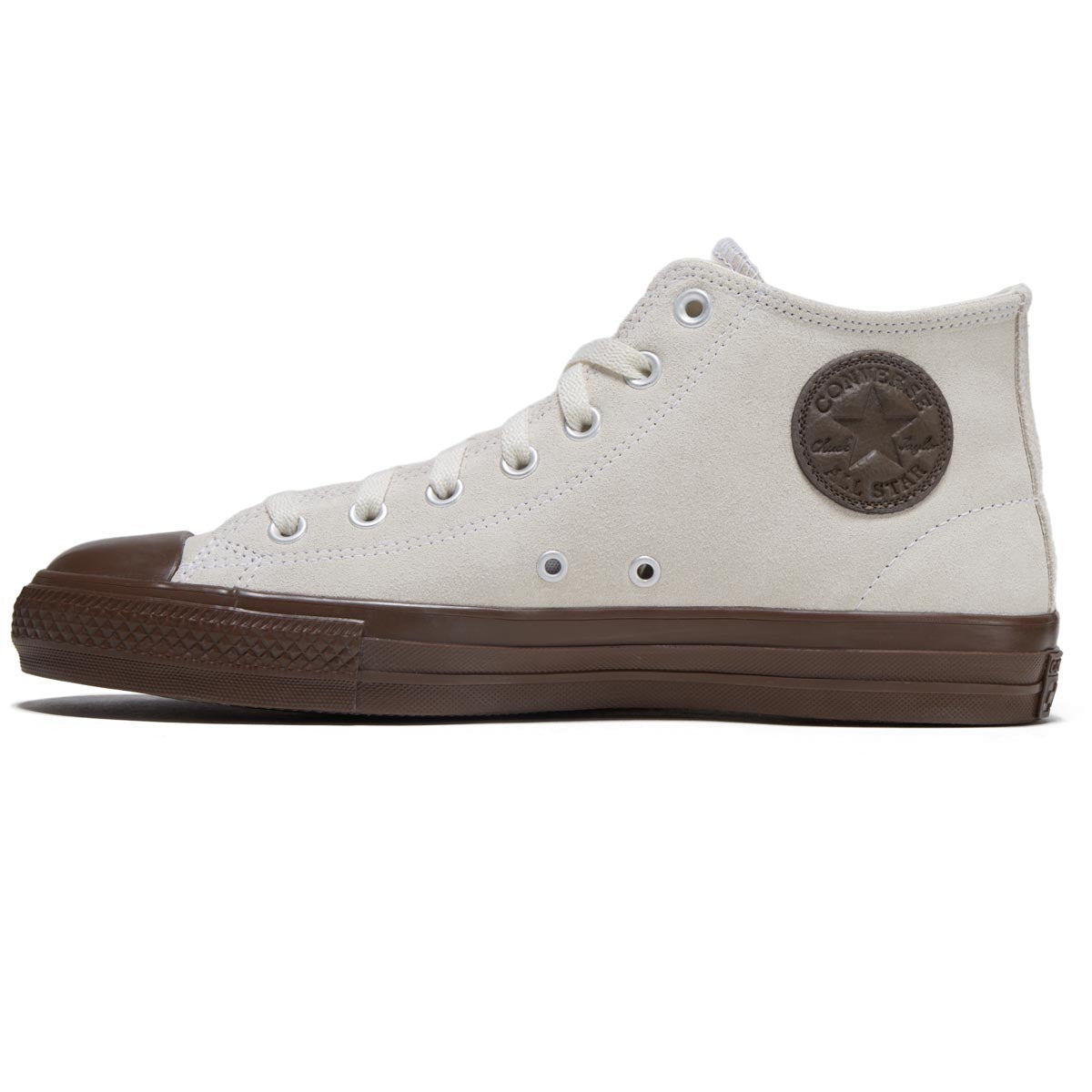 Converse Chuck Taylor All Star Pro Mid Shoes - Egret/Brown/Egret image 2