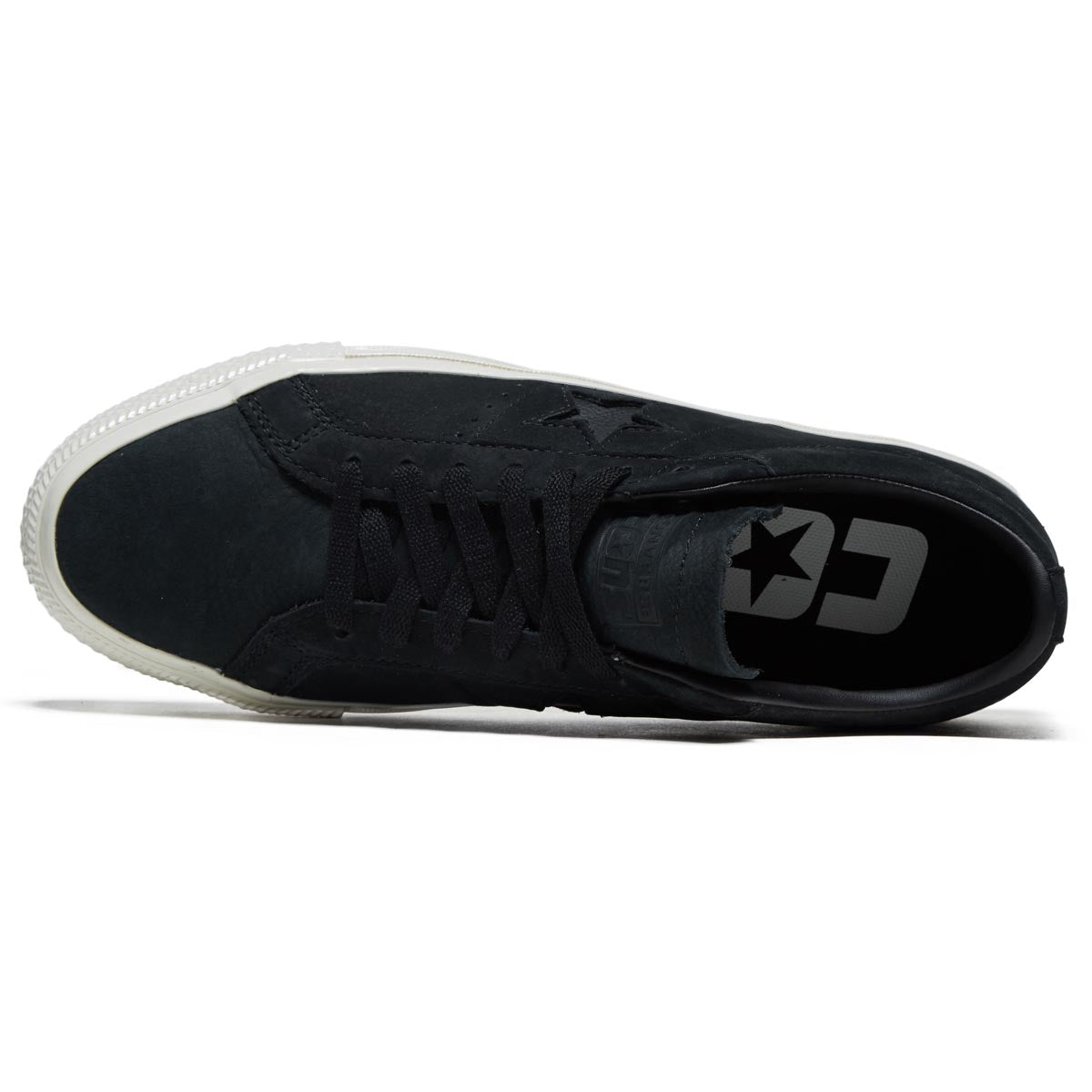 Converse One Star Pro Ox Shoes - Black/Black/Egret image 3